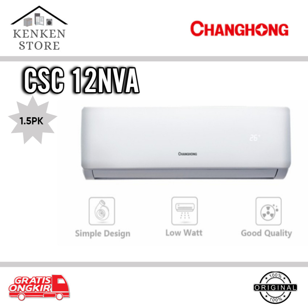 AC CHANGHONG 1.5PK LOW WATT CSC12NVA