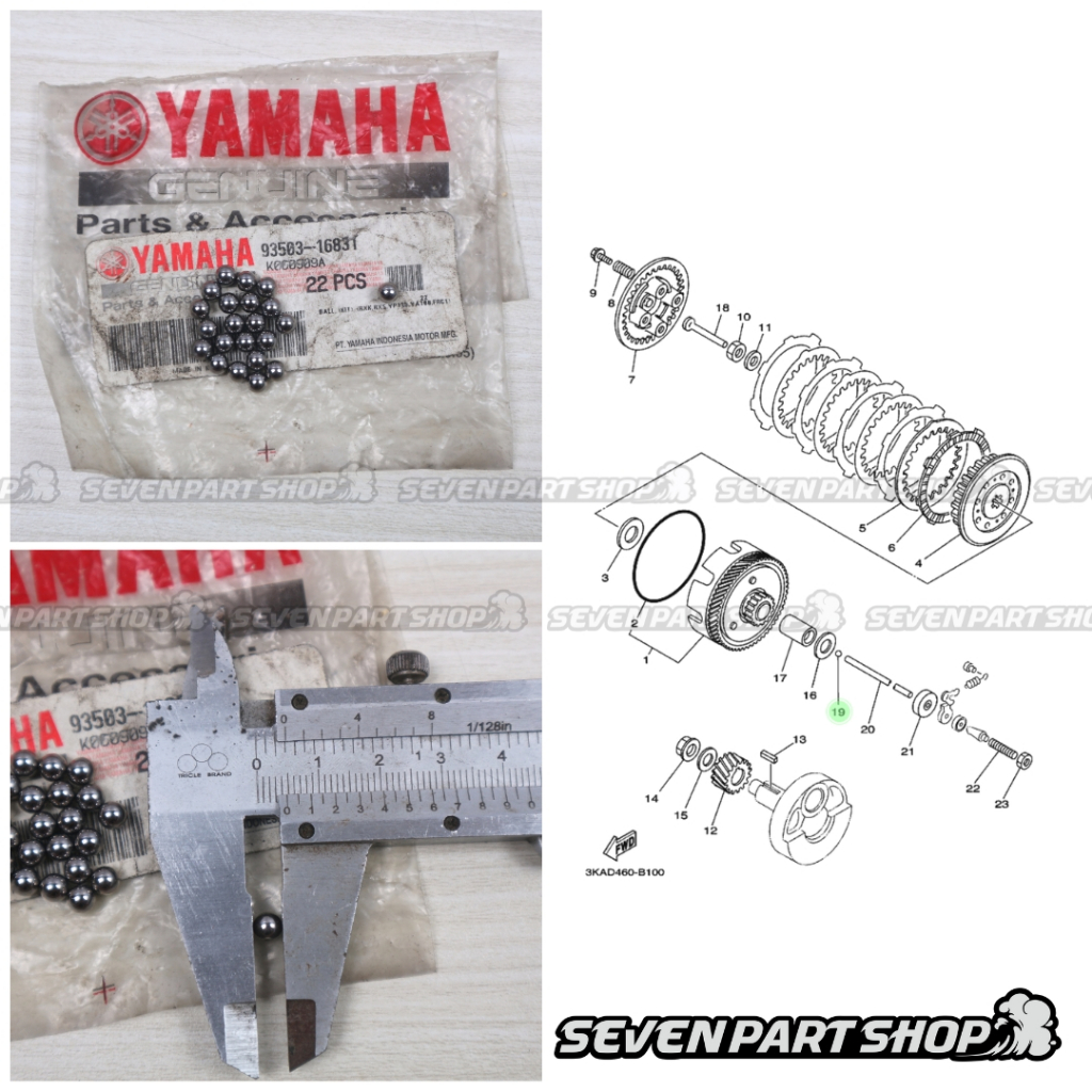 PELOR GOTRI STUT KOPLING RX KING RXKING RXK RXS F1ZR FIZR F1Z FIZ FORCE 1 F1 SS TWO ORI ORIGINAL YGP