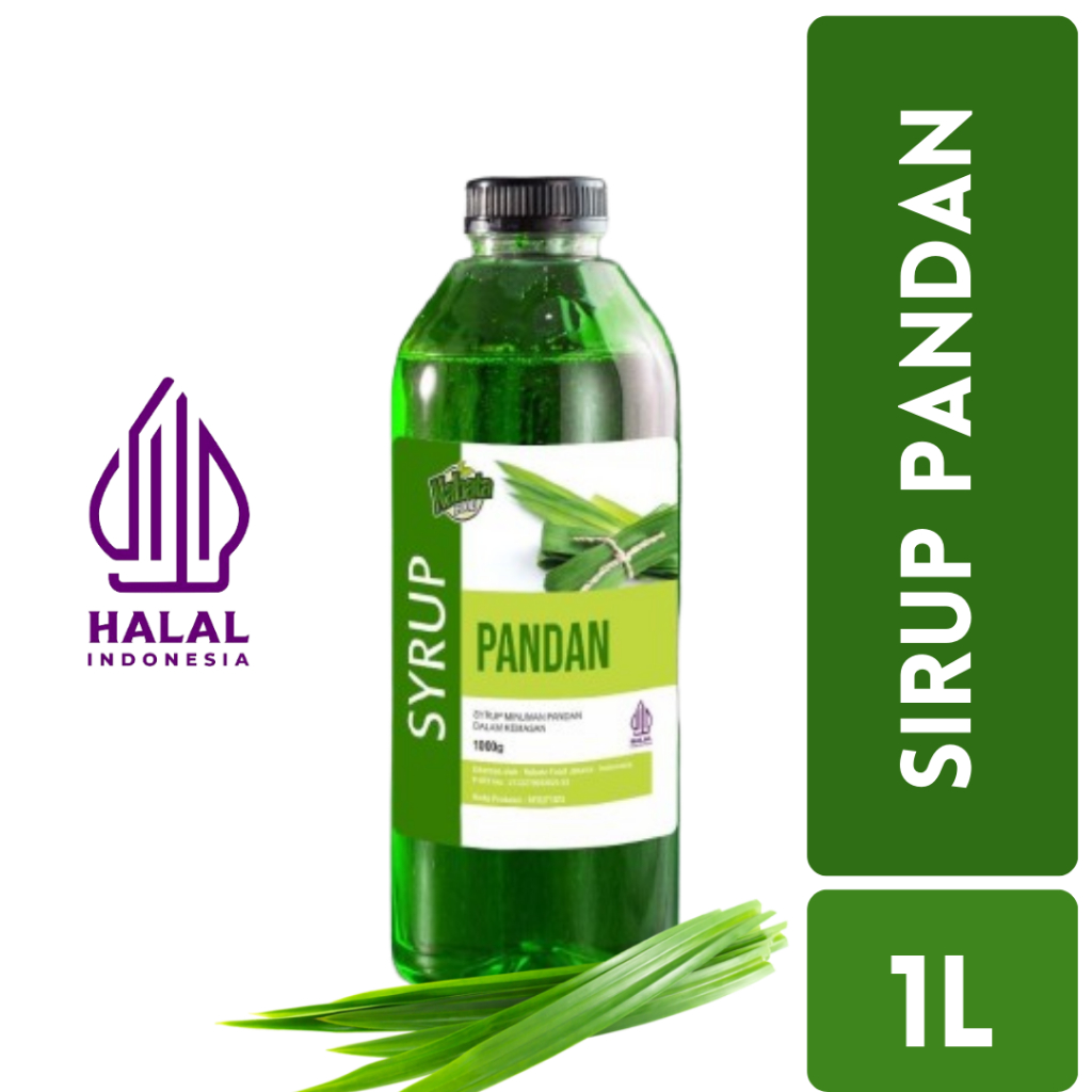 

Sirup Rasa Pandan Untuk Kopi 1 liter Nabata Food Syrup Hijau Daun Pandan 1000ml