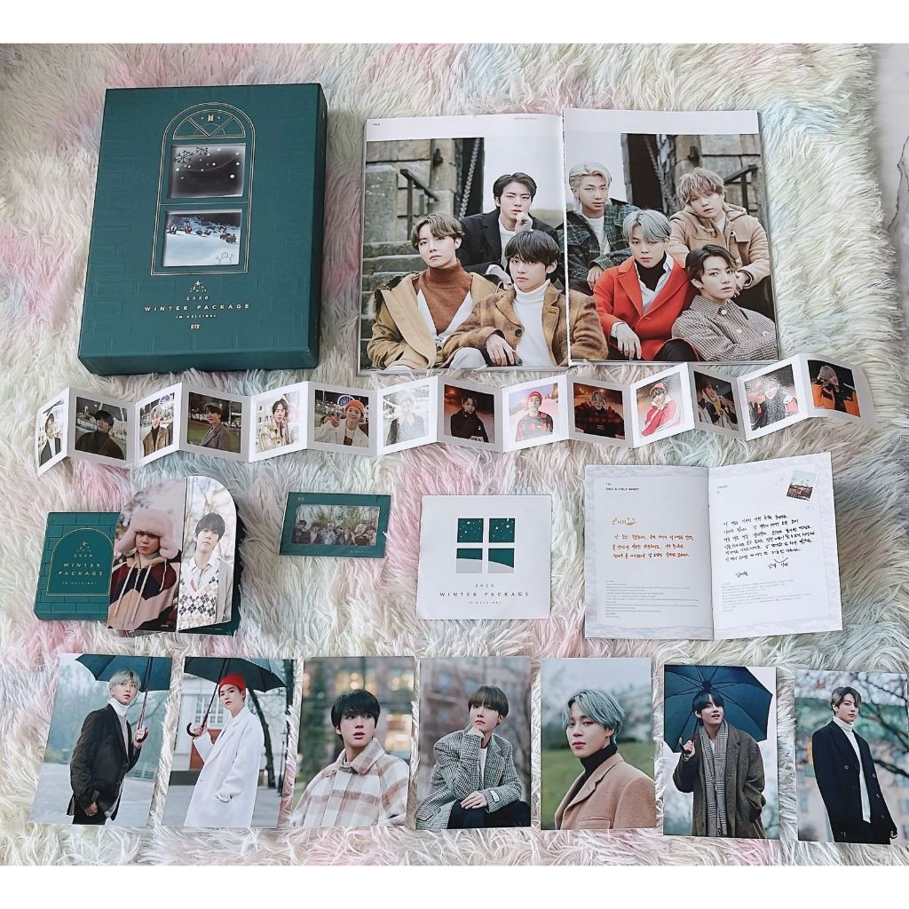 BTS WINTER PACKAGE 2020 FULLSET TAEHYUNG MINI PHOTOBOOK UNSEALED WINPACK PB V DVD