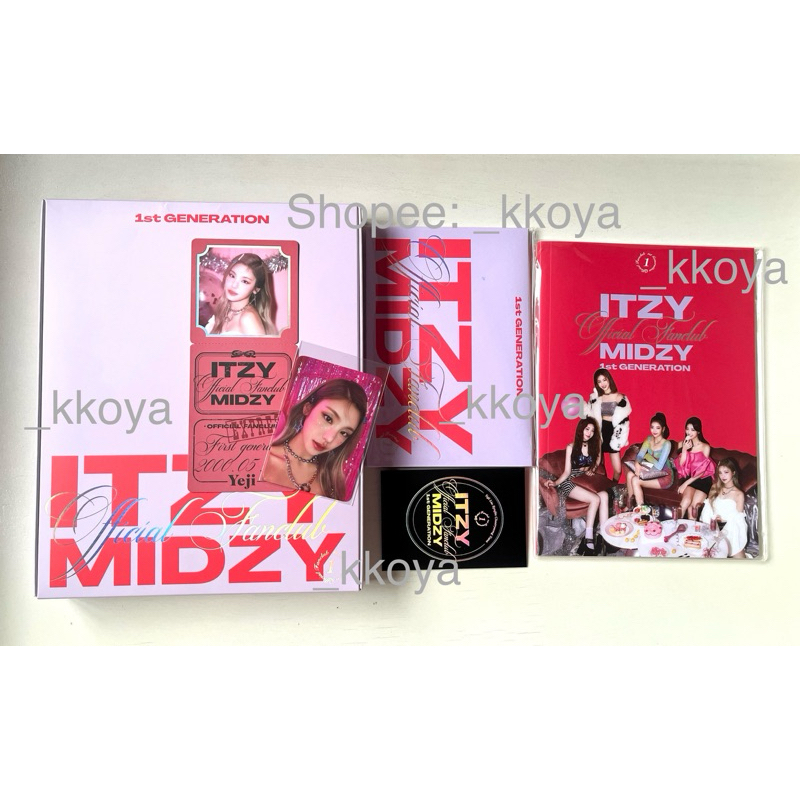 [ take all ] official itzy midzy 1st fanclub fankit yeji lia ryujin chaeryeong yuna photobook photoc