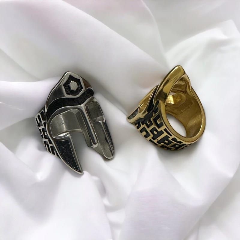 Cincin Premium Stainless Topeng Spartan