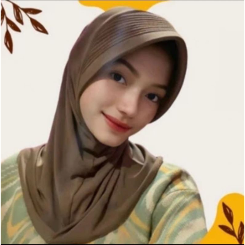 jilbab sport pet tebal/bergo sport /kerudung olah raga/hijab bergo pet lebar