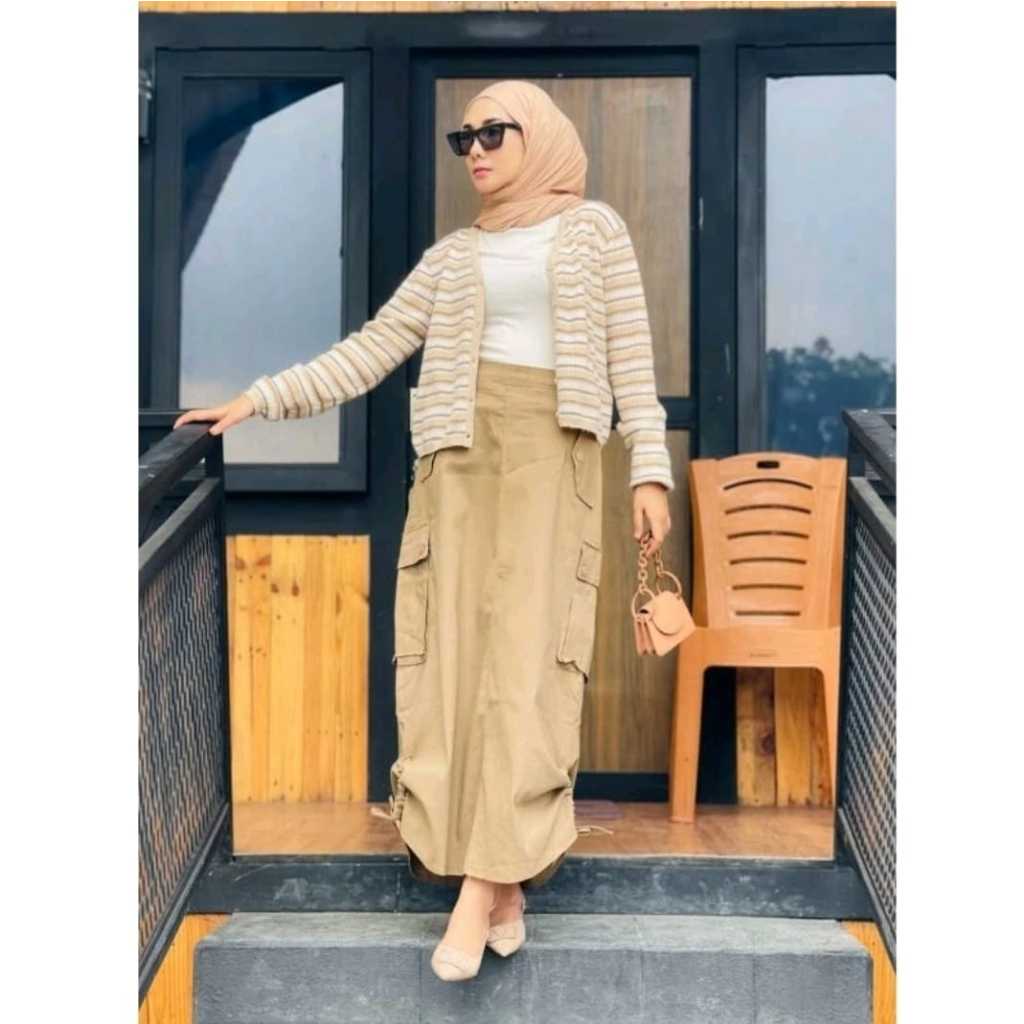 ROK SPAN CHINOS PREMIUM KEKINIAN/ ROK CHINOS ORIGINAL BY KHN