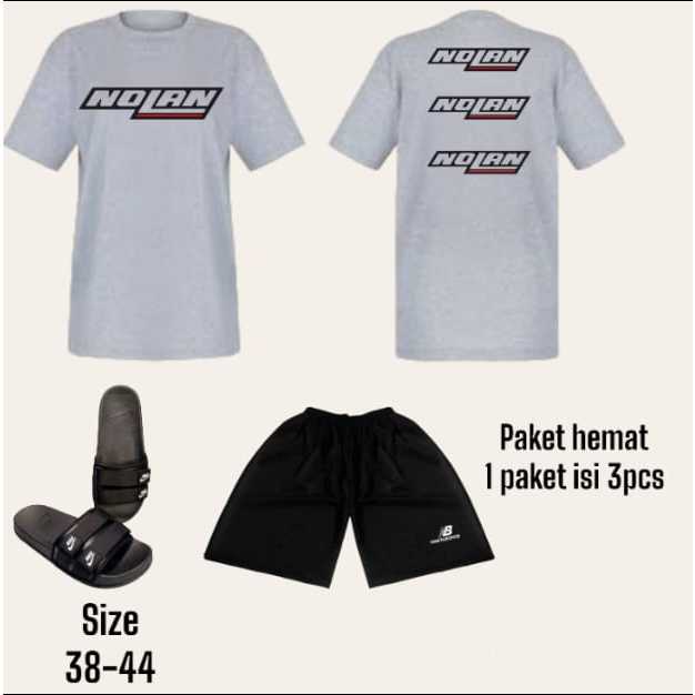 Kaos Nolan - Kaos motor - Helm Nolan Gratis sandal slid random