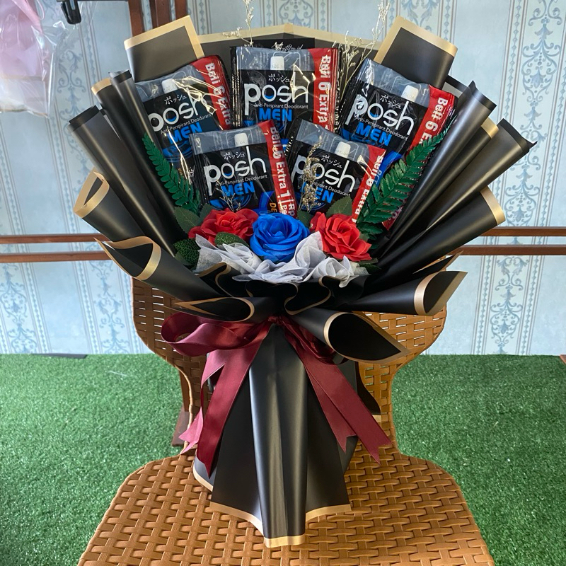 BUKET COWOK | BUKET DEODORANT | BUKET BUNGA ARTIFICIAL | KADO COWOK