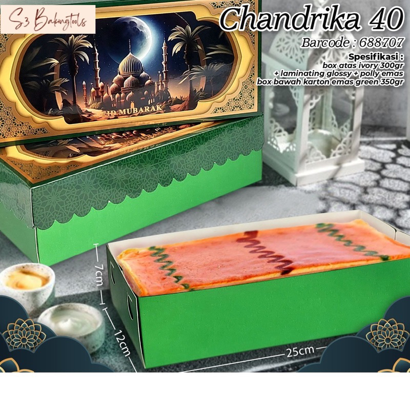 

SALE Kotak kue cake box chandrika idul fitri #40 isi 10 pcs