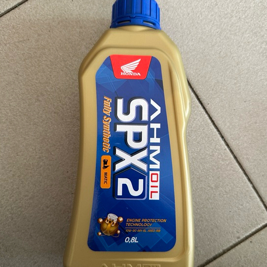 SPX2 10W30 OIL MATIC (OLI SPX2 MATIC) 0.8L (800 ml) 082342MBK0LZ0 HONDA 100% ORIGINAL SPX 2 | AHM