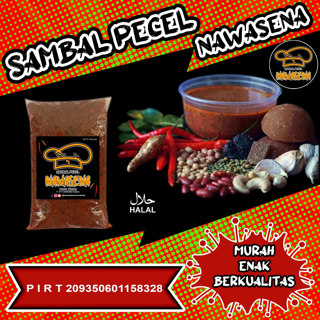 

Sambel Pecel Nawasena 1 KG Khas Kediri