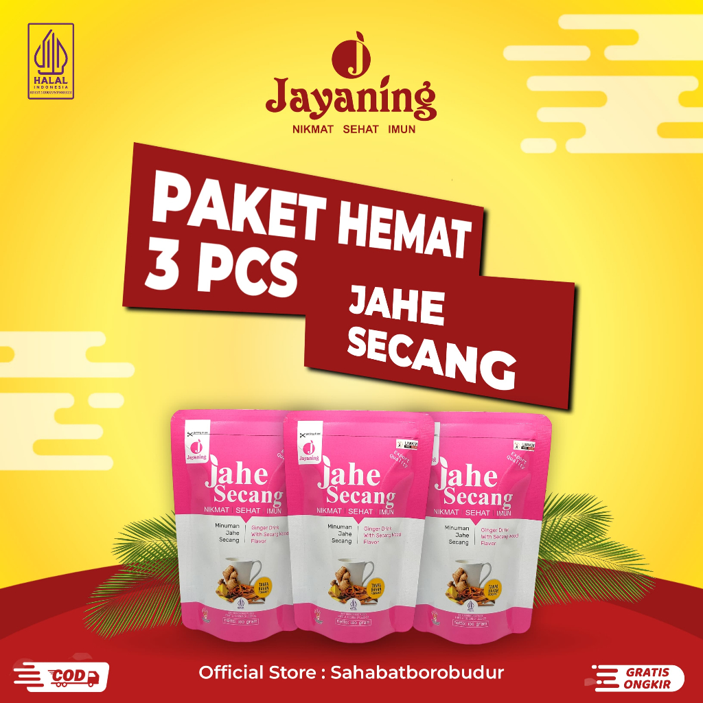 

Paket Hemat Wedang Jahe Secang Bubuk Instan By Jayaning