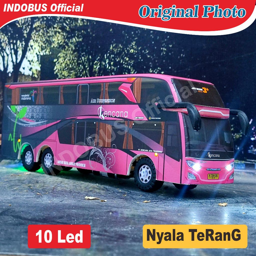 Miniatur Bus Bis KENCANA Double Decker