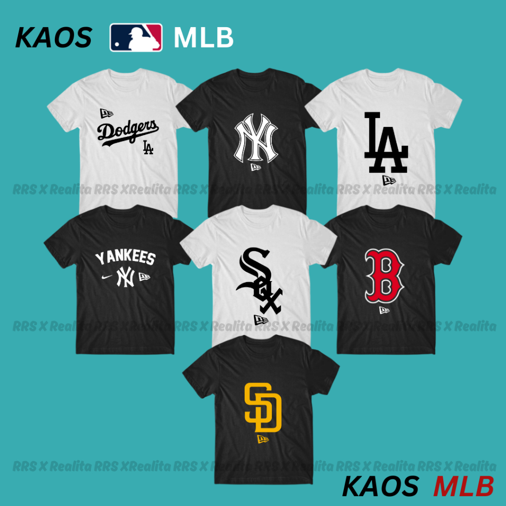 kaos not snapback mlb new era new york ny yankes la dodgers boston sox jumbo XXXL