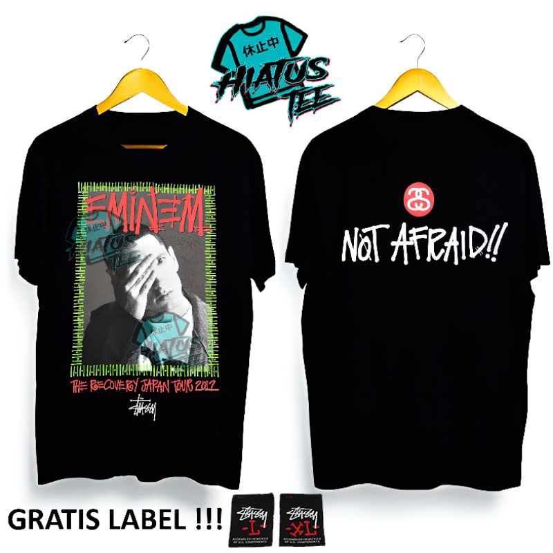 KAOS STUSSY PHOTO TEE EMINEM NEW TSHIRT BOOTLEG SABLON DTG