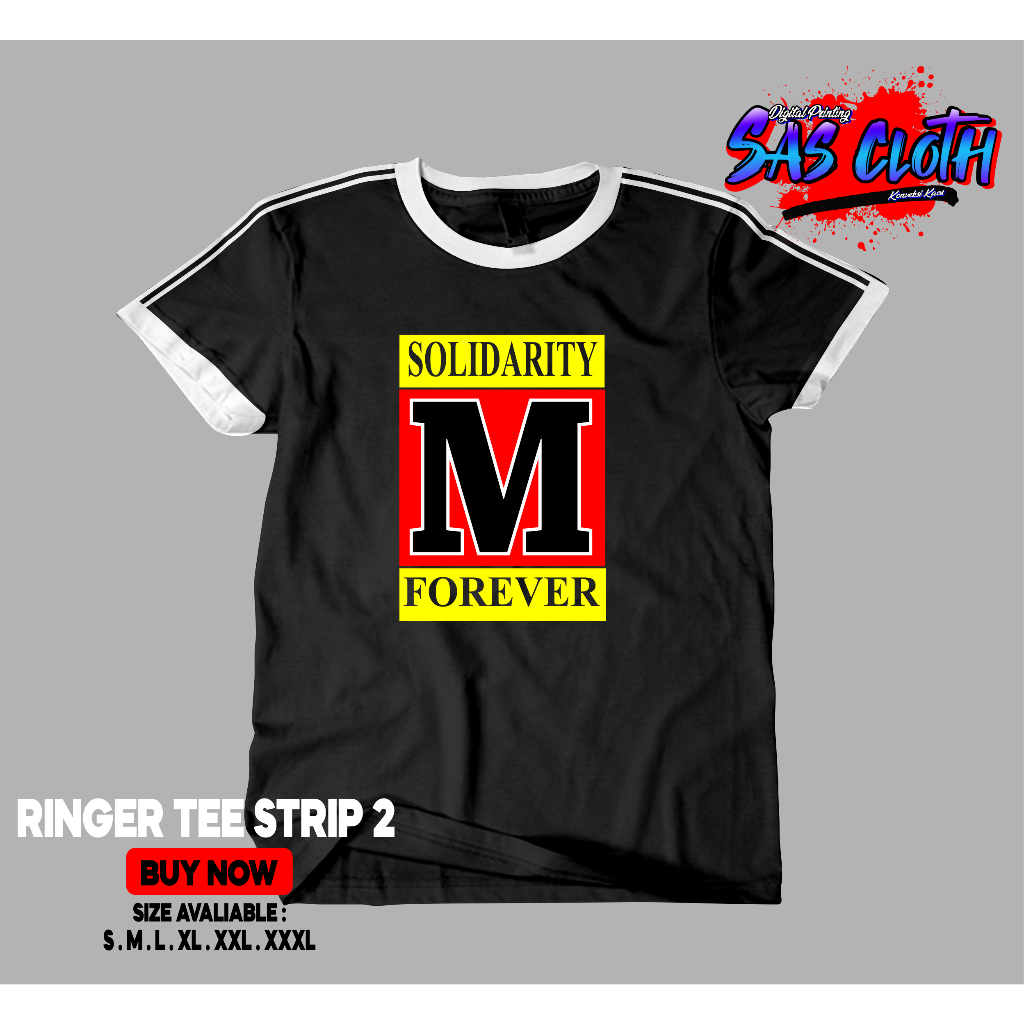 t-shirt baju kaos TEKNIK MESIN SOLIDARITY FOREVER / BAJU TEKNIK MESIN / kaos pria wanita