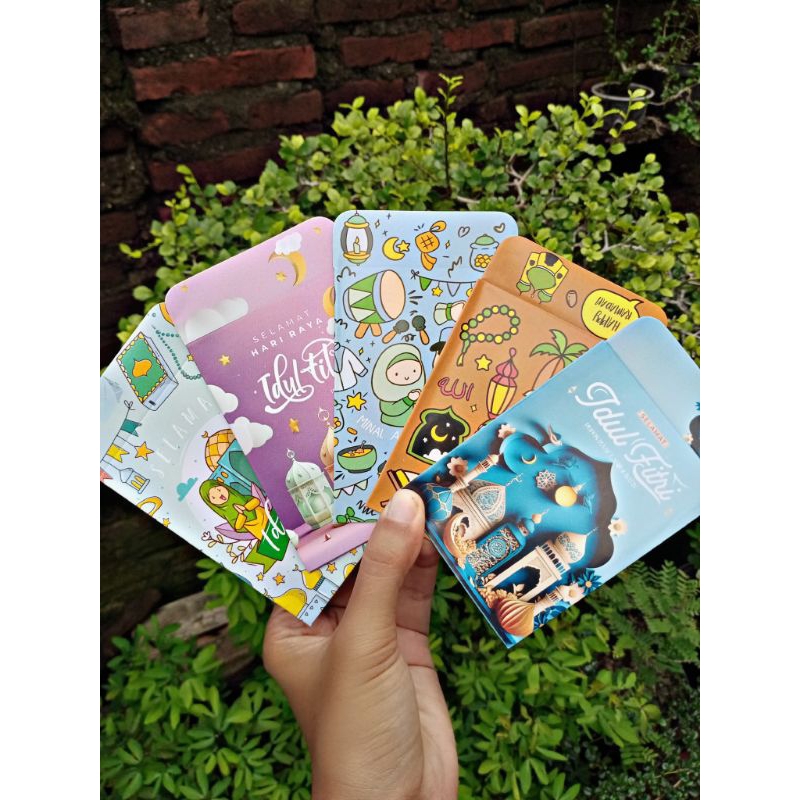 

[isi 10 pcs] AMPLOP LEBARAN MEDIUM LUCU TERBARU 2025 | AMPLOP LEBARAN ARTPAPER 120gr