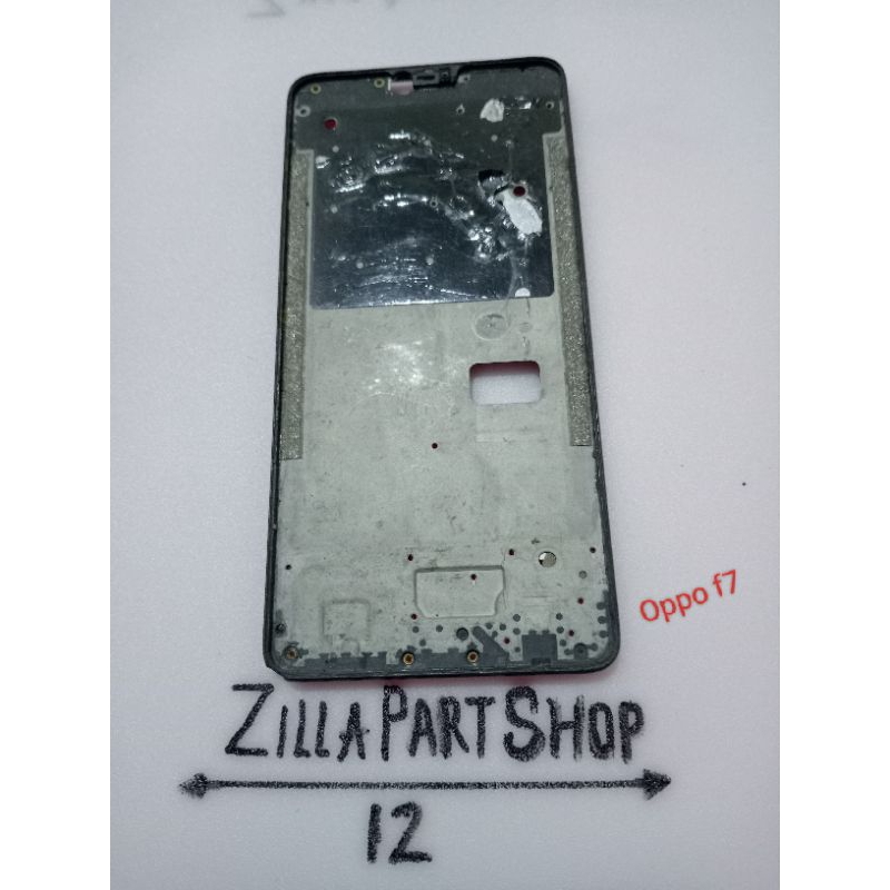 frame tatakan tengah lcd Oppo f7 ori copotan