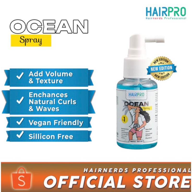 Hairnerds Professional - OCEAN SPRAY / Sea Salt / 60 ml