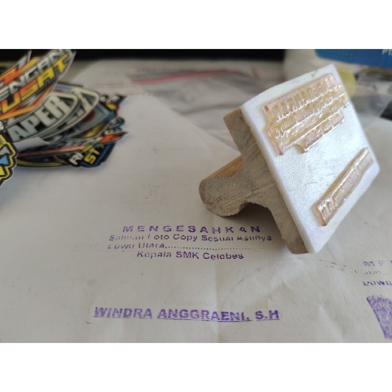 

stempel kayu /runafleks