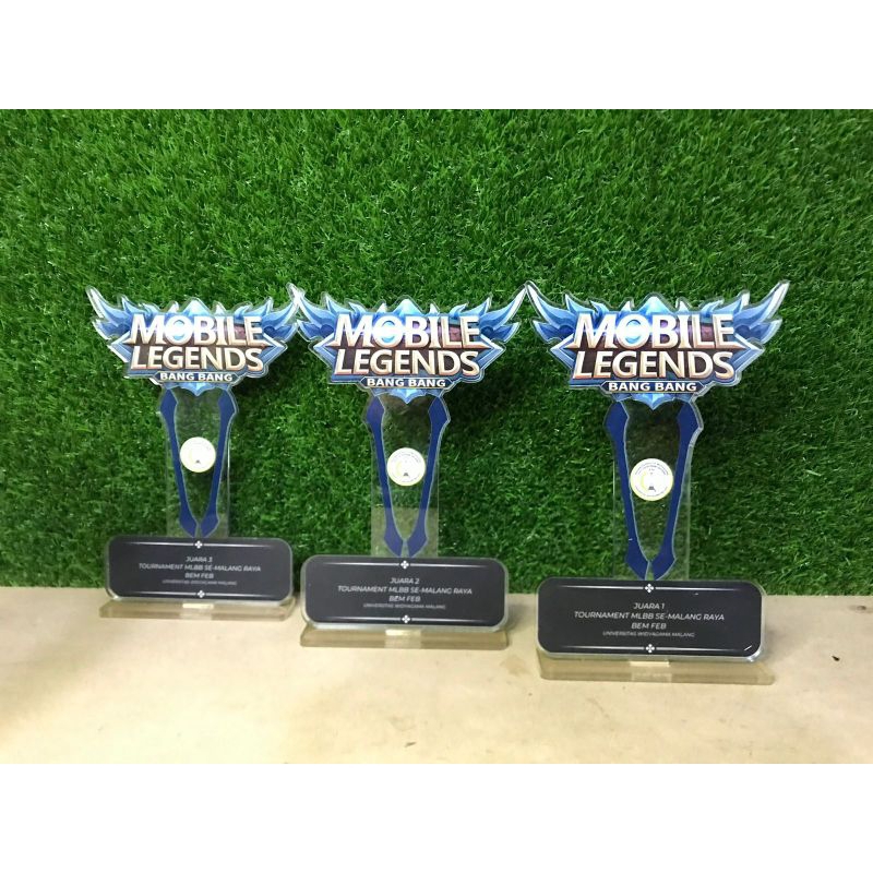 Trophy Mobile Legend Piala Mobile Legend Akrilik Custom