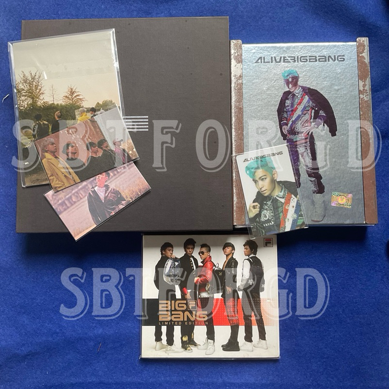 Bigbang Album Official G-Dragon Top Seungri Taeyang Daesung