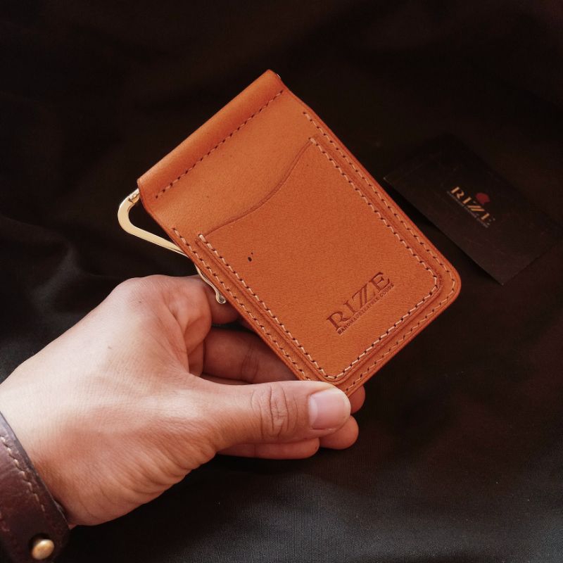 Dompet Money Clip Kulit Asli