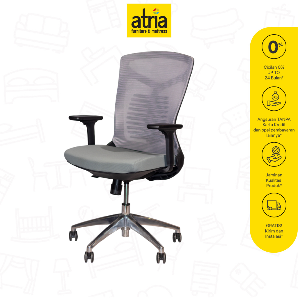 Atria Kursi Kantor Kursi Kerja Decco Low Chair