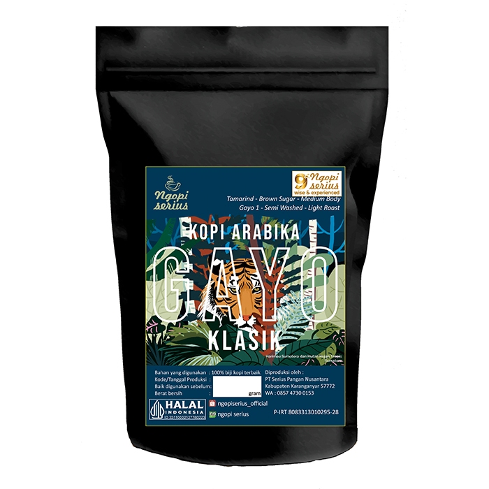 

NGOPI SERIUS Kopi Arabica Gayo Klasik 250gram