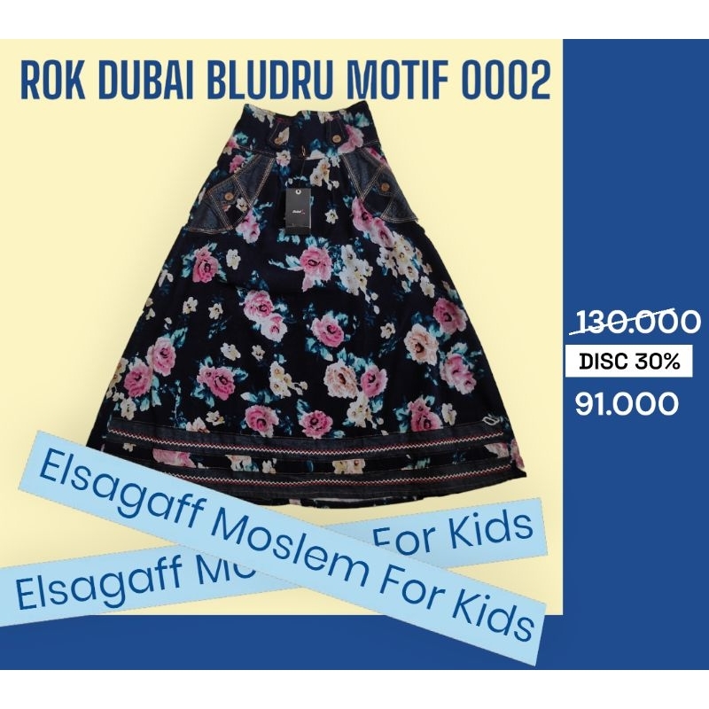 Rok Dubai Bludru Motif 0002