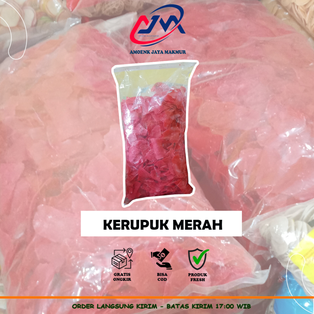 

Kerupuk Merah Mentah 1 Karung Sedap