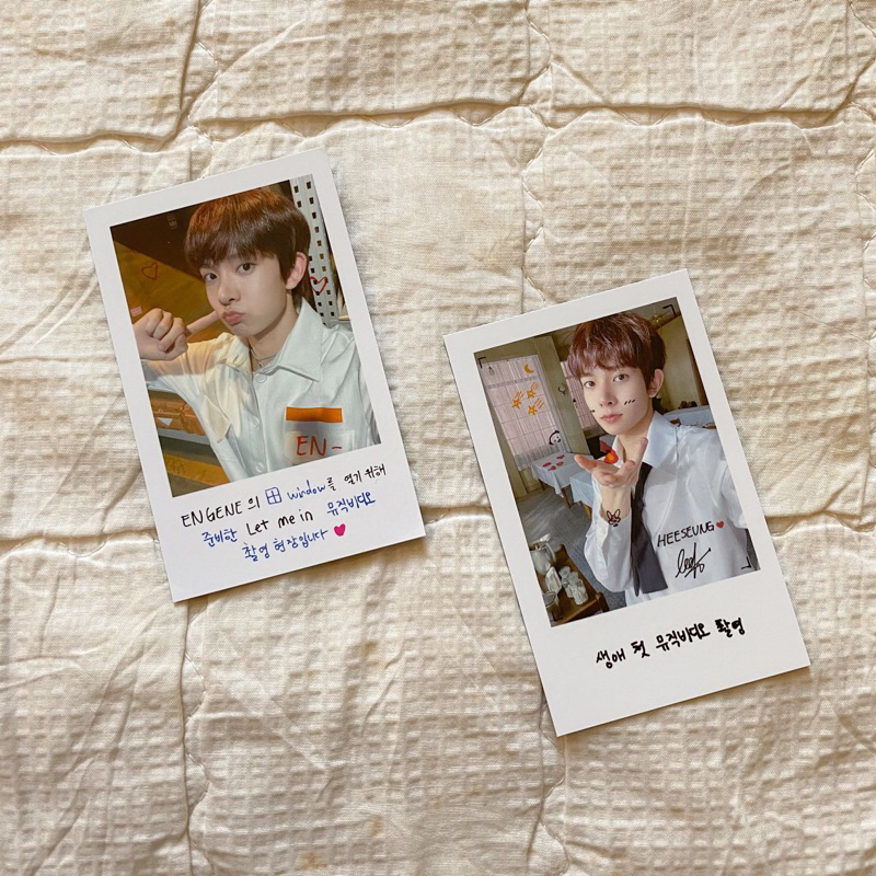 heeseung enhypen spc official en-connect trading card