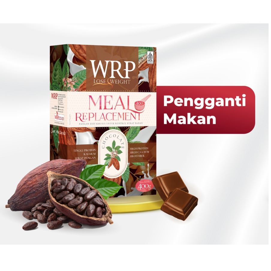 

Susu Pengganti Makan Lose Weight WRP Meal Replacement Chocolate 400gr