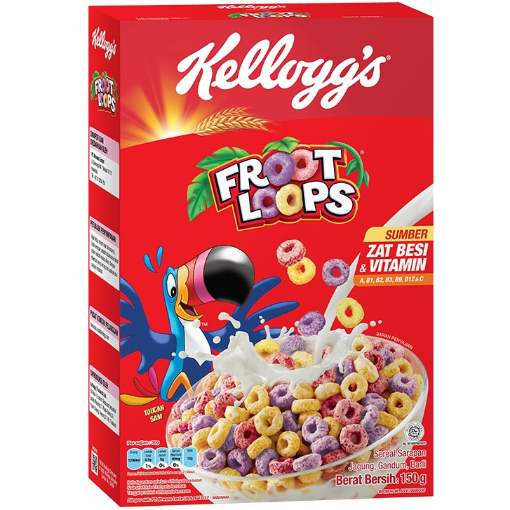 

Kellogg's Froot Loops Sereal 150 gr