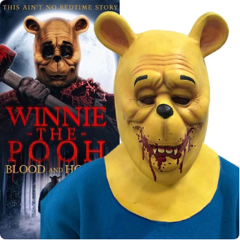 Topeng Cosplay Beruang Darah Topeng Impor Bahan Latexs Topeng Peraga Halloween Mask