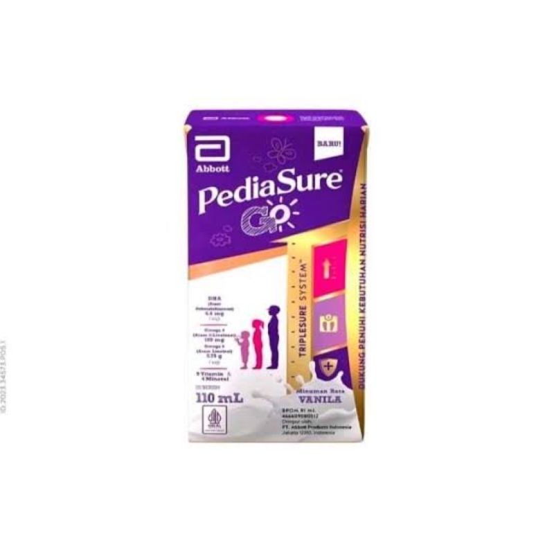 

PEDIASURE Susu UHT 110 ml coklat/vanla Penambah Nafsu Makan Anak Usia 1+