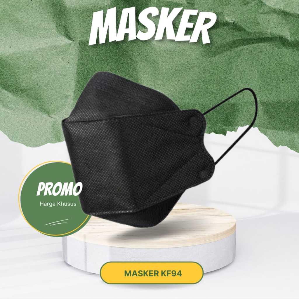 Masker KF94 KF 94 kf94 kf 94 KF Kemasan Plastik 4 Ply Isi 10 Pcs Protective Mask Kesehatan 4 Ply Mas