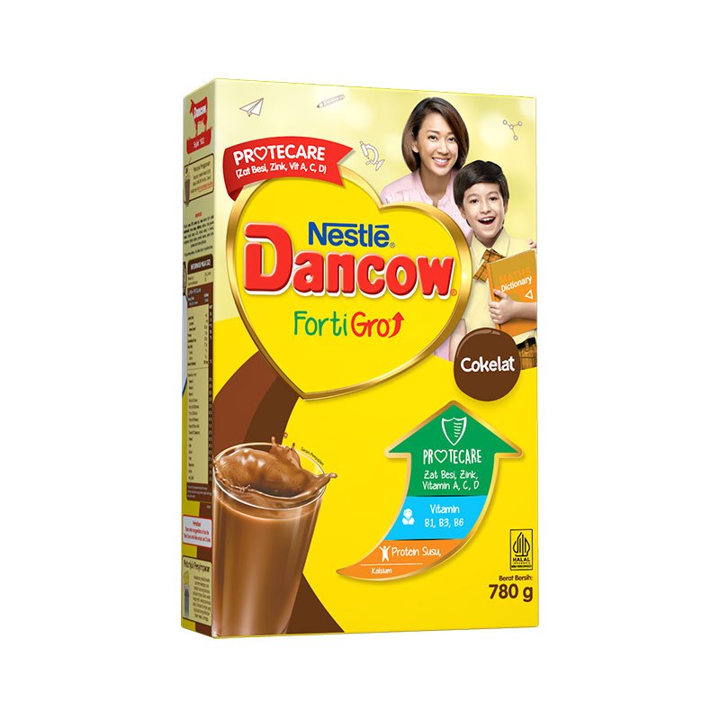 

Dancow FortiGro Cokelat 780gr Susu Anak 6-12 Tahun Box Penyok