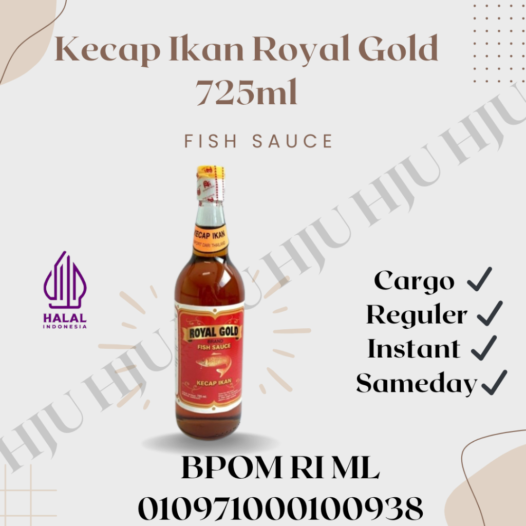 

Kecap Ikan Royal Gold Fish Fish Sauce - 725ml