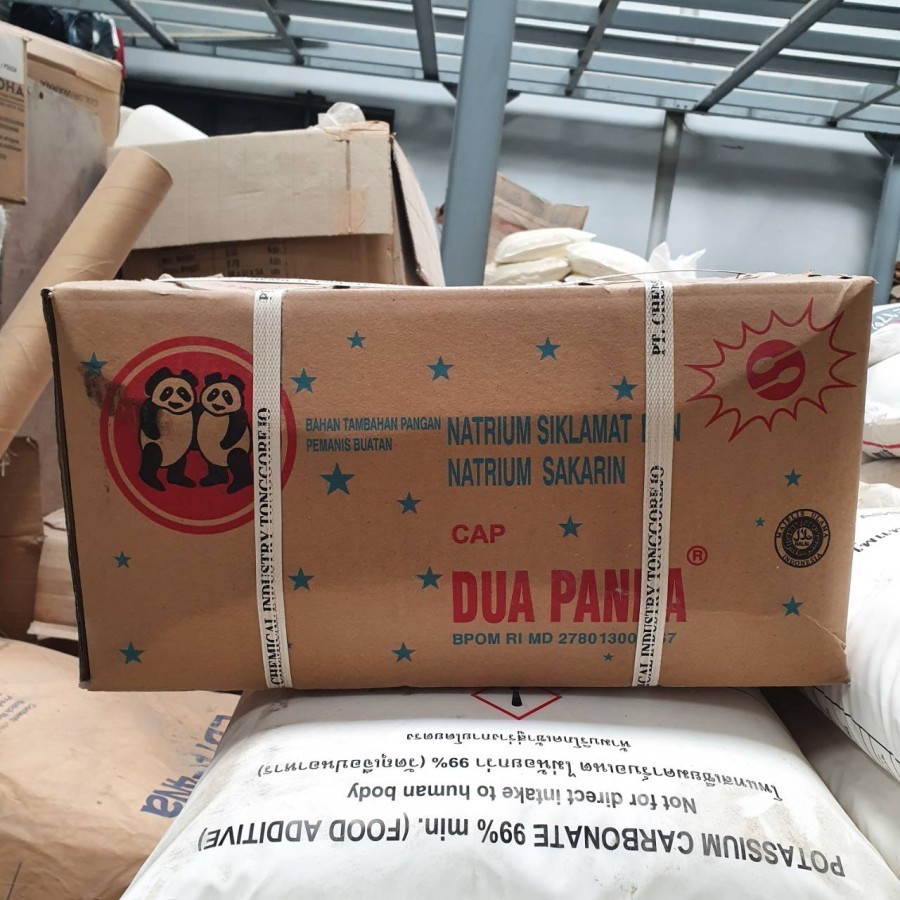 

Pemanis Buatan Cap Dua Panda 20 Kilogram Natrium Siklamat Natrium Sakarin