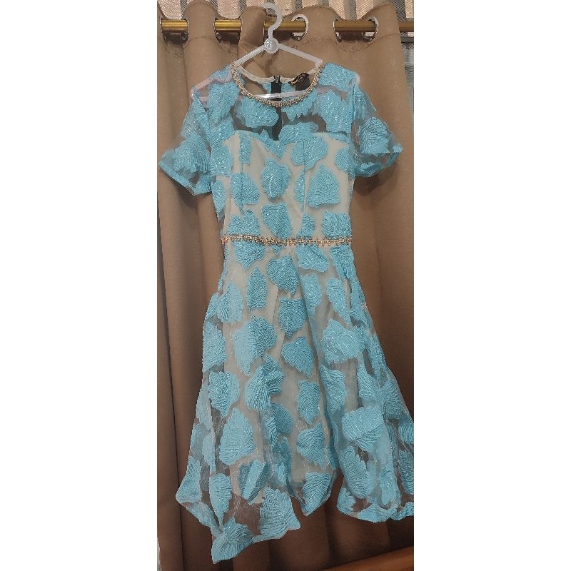 Dress Brokat / terusan wanita brokat