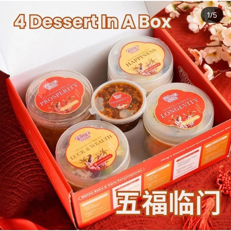 

Hampers Chinese new year 4 varian dessert