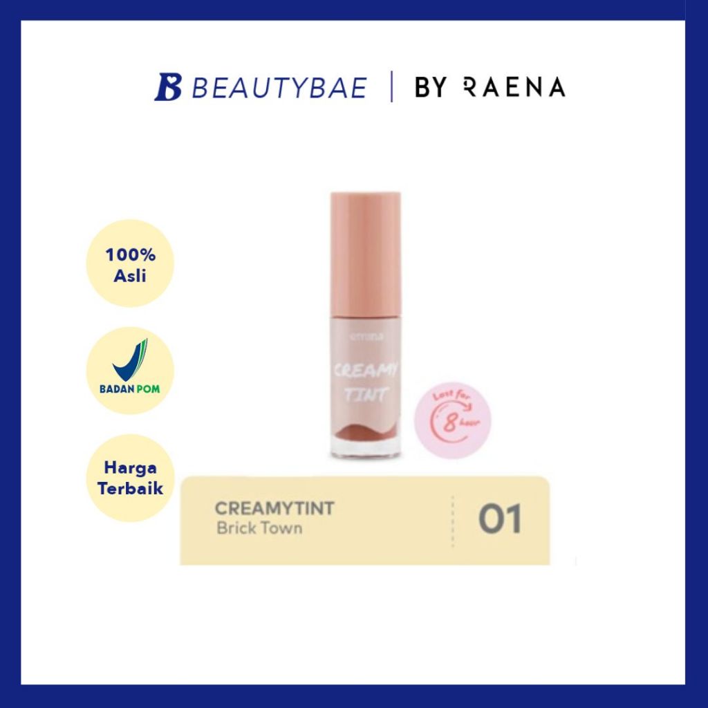 Emina Creamy Tint - 01 Brick Town