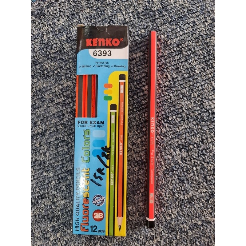 

PENSIL 2B KENKO 6393 FLOURE SCENT COLORS