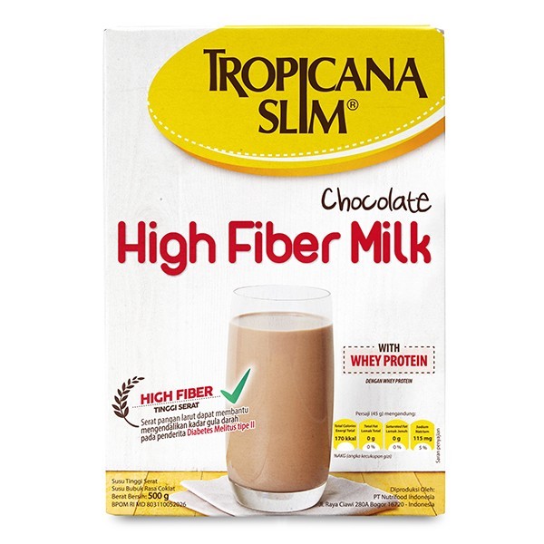 

Tropicana Slim Chocolate High Fiber Milk 500 g