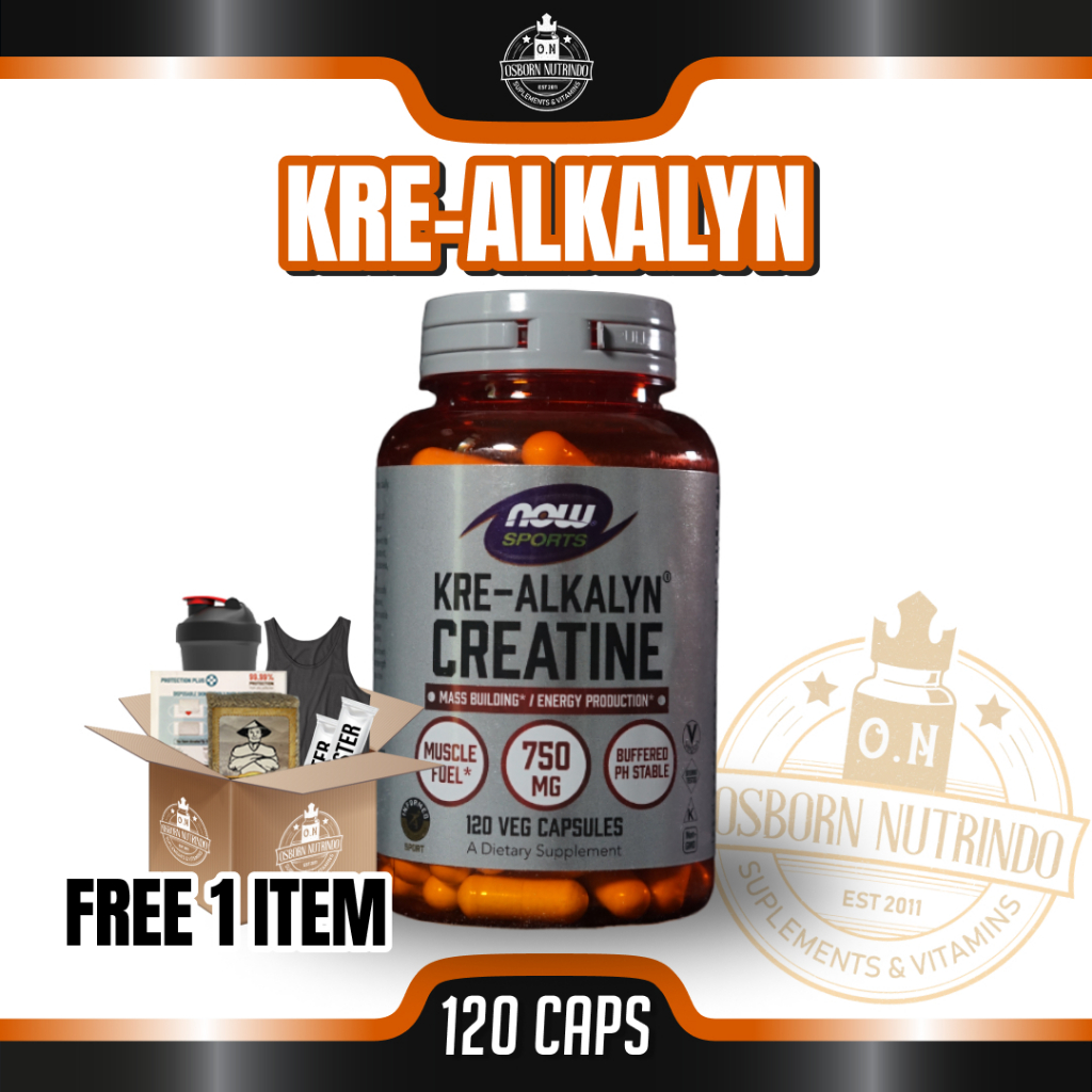 Now Foods Kre-Alkalyn Creatine 120 Vcaps