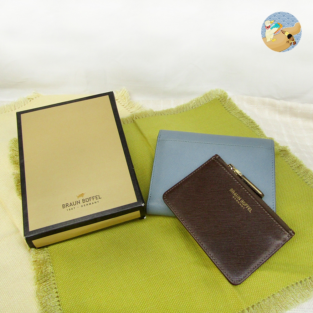 Braun buffel wallet woman