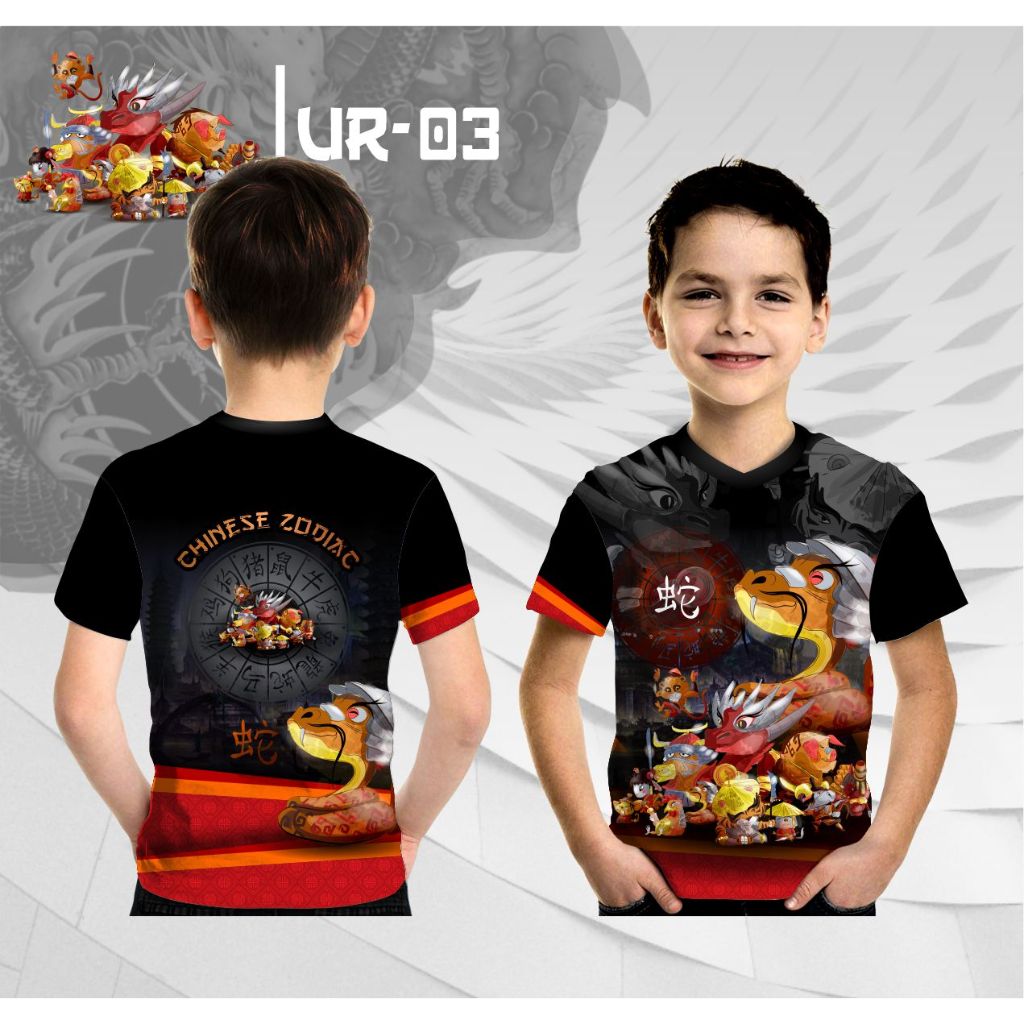 Jersey imlek shio ular baju chinese zodiac kaos all shio