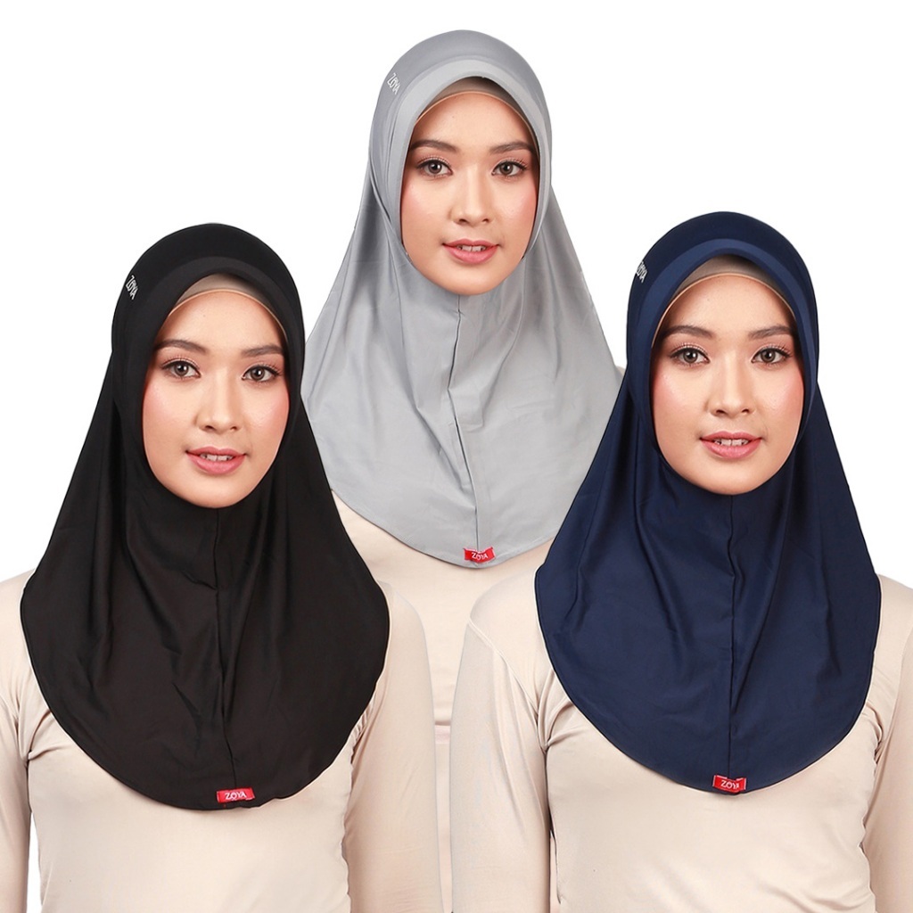 Zoya Bergo Olahraga Hijab Instant Sport Sora