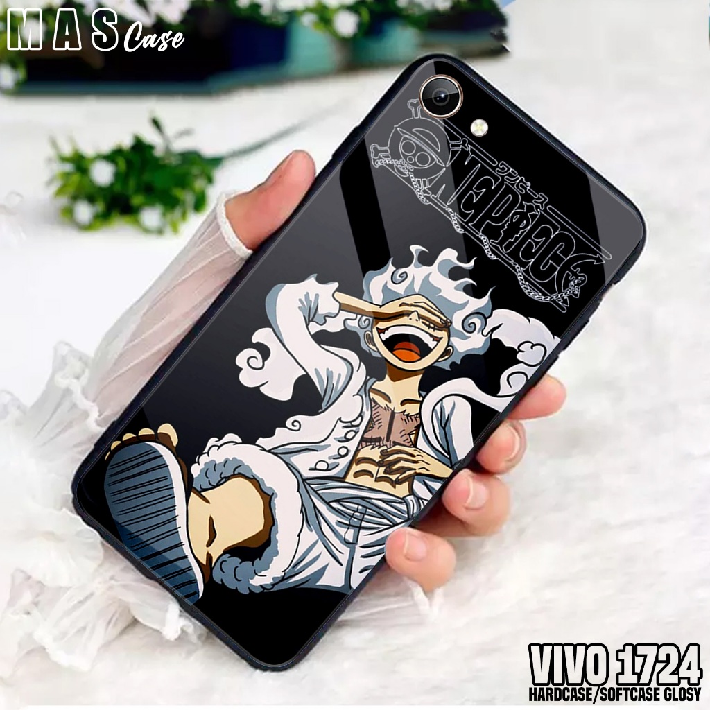 Case VIVO 1724 - Casing Hp VIVO 1724 ( LUFY ) Silikon Hp VIVO 1724 - Softcase Glass Kaca - Kondom Hp