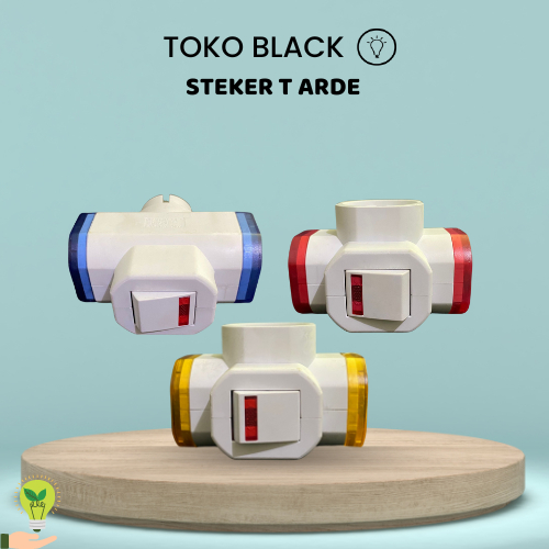 STEKER ARDE+SWITCH/STEKER SERBAGUNA/COLOKAN T