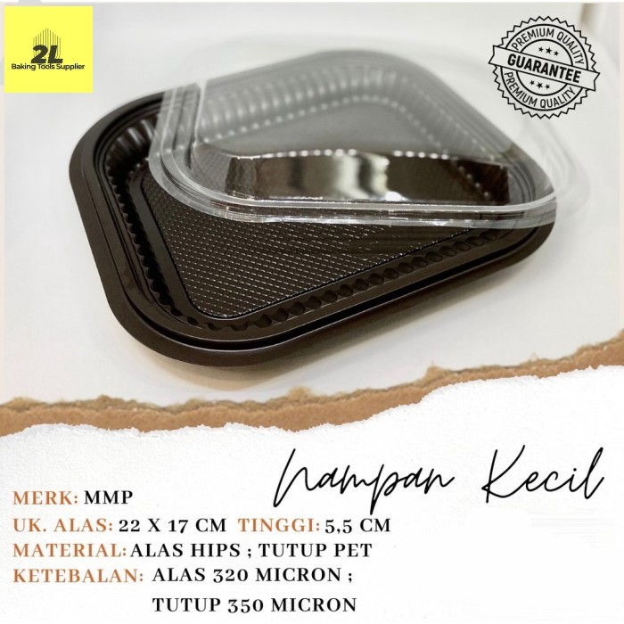 Mika nampan kecil mika hantaran kue mika kue basah nampan 1722 5 pcs